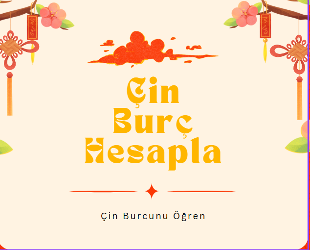 Çin Burcu Hesaplama
